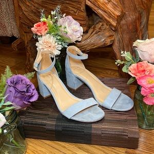 ✨A New Day🦋 Ankle Strap Heels in Pastel Blue Size 7.5